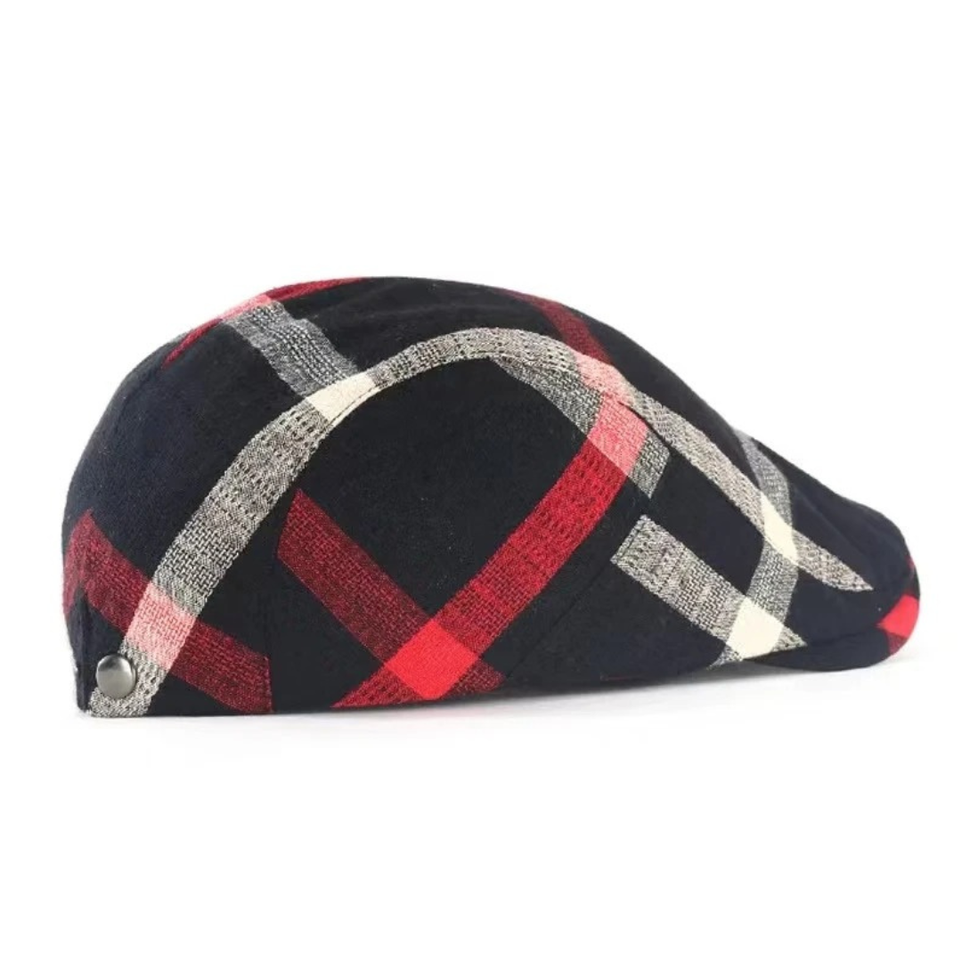 Rathbone Check Flat Cap
