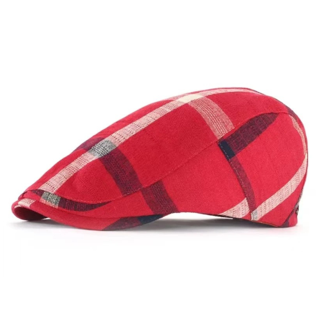Rathbone Check Flat Cap